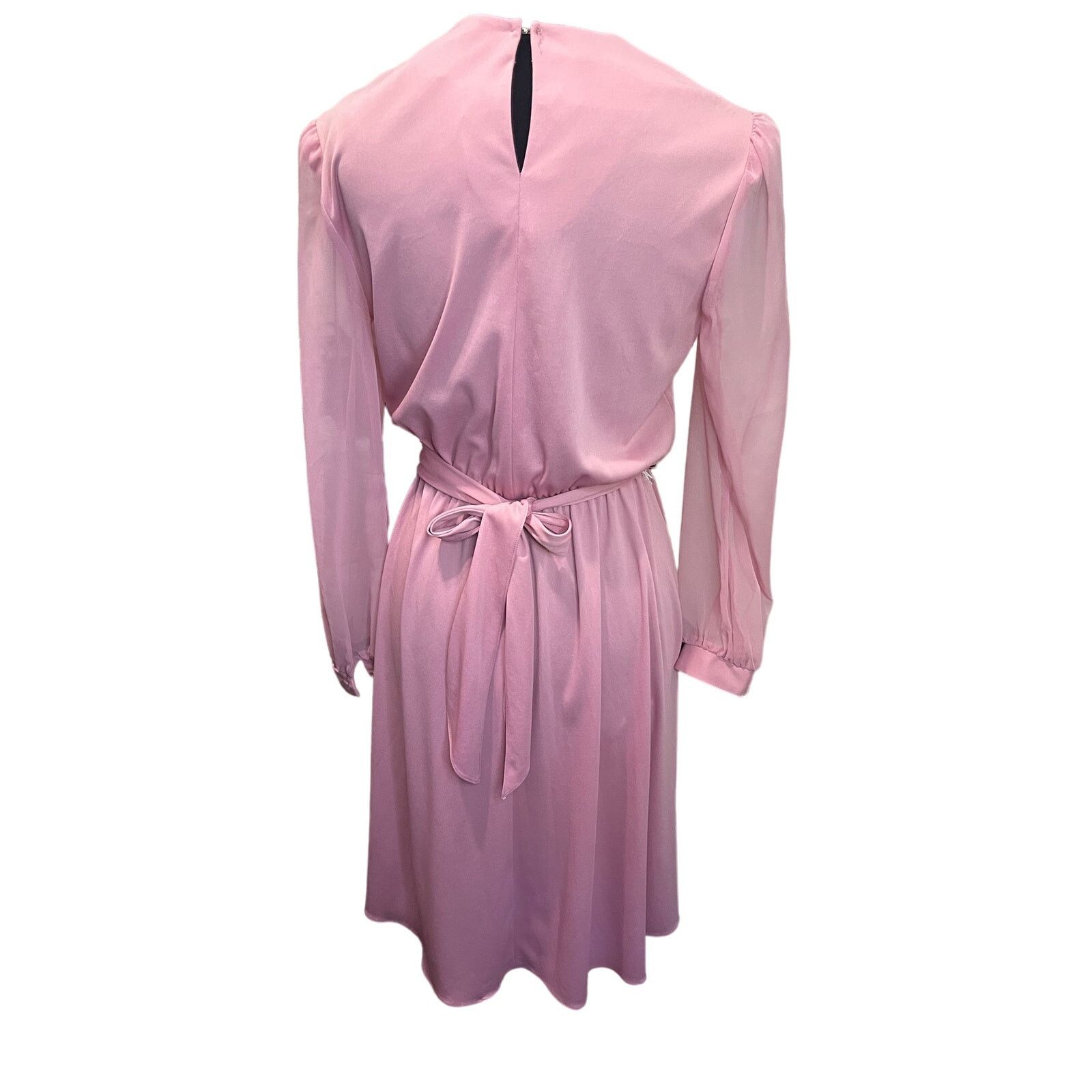 Vintage NWT Vintage 80s Amy Deb Mauve Pink Dress 16 XLarge Cottage Size XL / US 12-14 / IT 48-50 - 2 Thumbnail