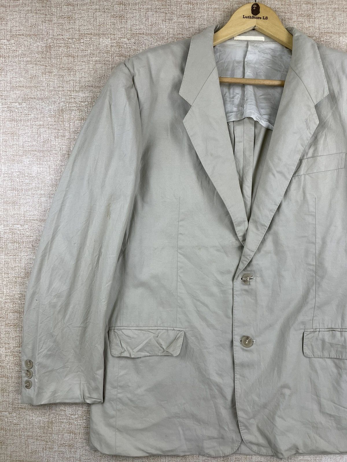 Vintage × Y's for Men × Yohji Yamamoto Vintage Yohji Yamamoto L.Q Y’s For Men Blazer Jacket Size US M / EU 48-50 / 2 - 3 Thumbnail