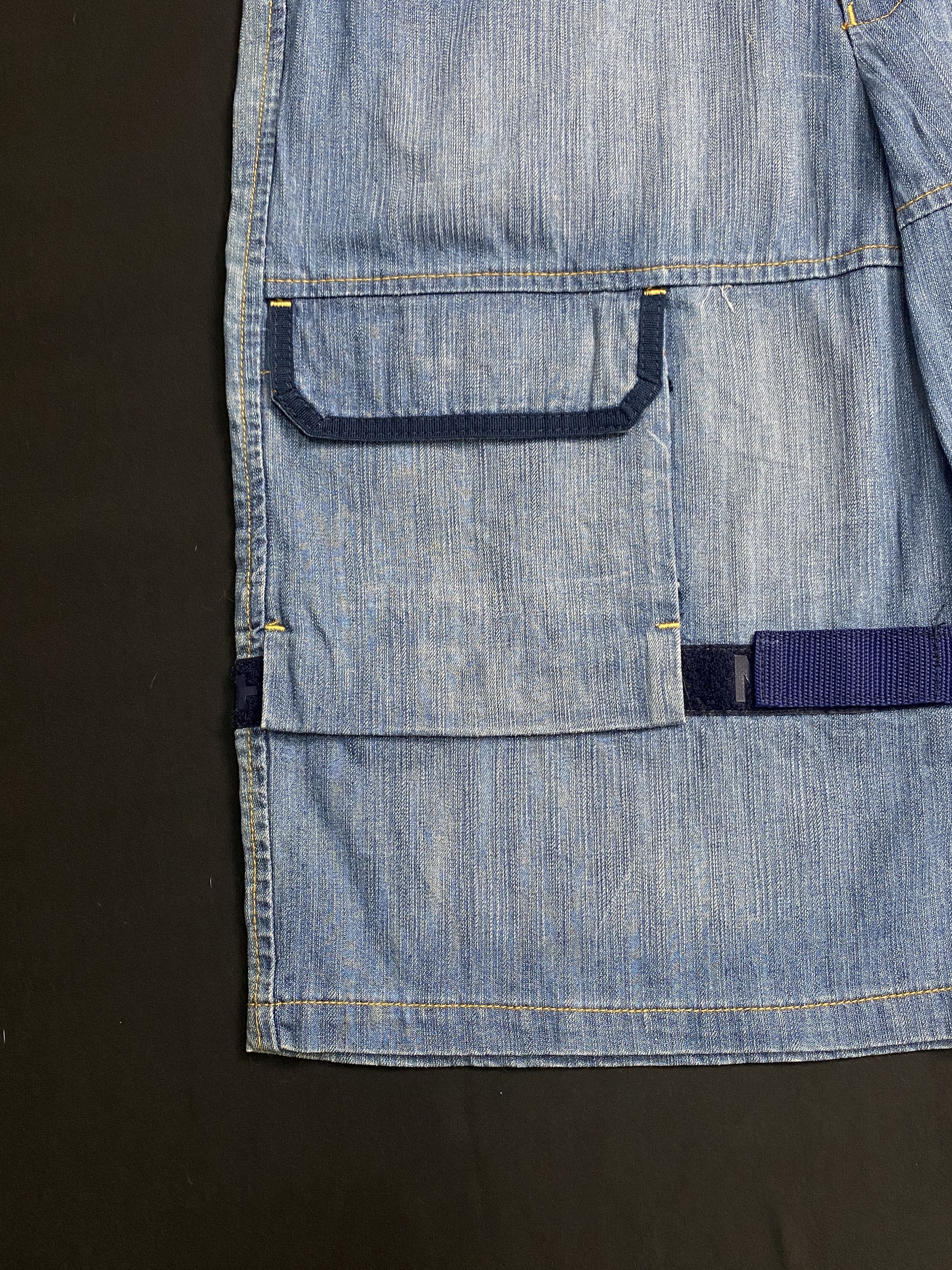 Marithe + Francois Girbaud Vitg Marithe Francois Girbaud Spell Out Straps Baggy Shorts Size US 32 / EU 48 - 4 Thumbnail