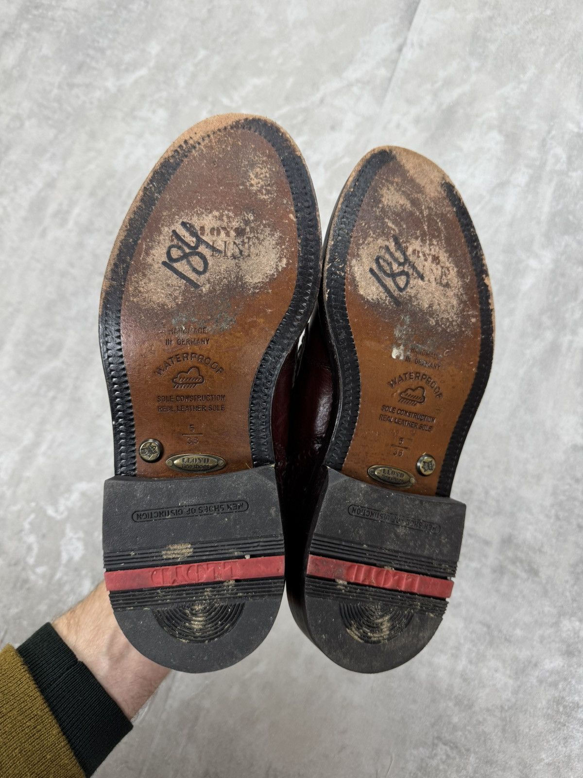 LLOYD Lloyd Marac Mens derby brown leather shoes Men classic shoes Size US 6 / EU 39 - 8 Thumbnail