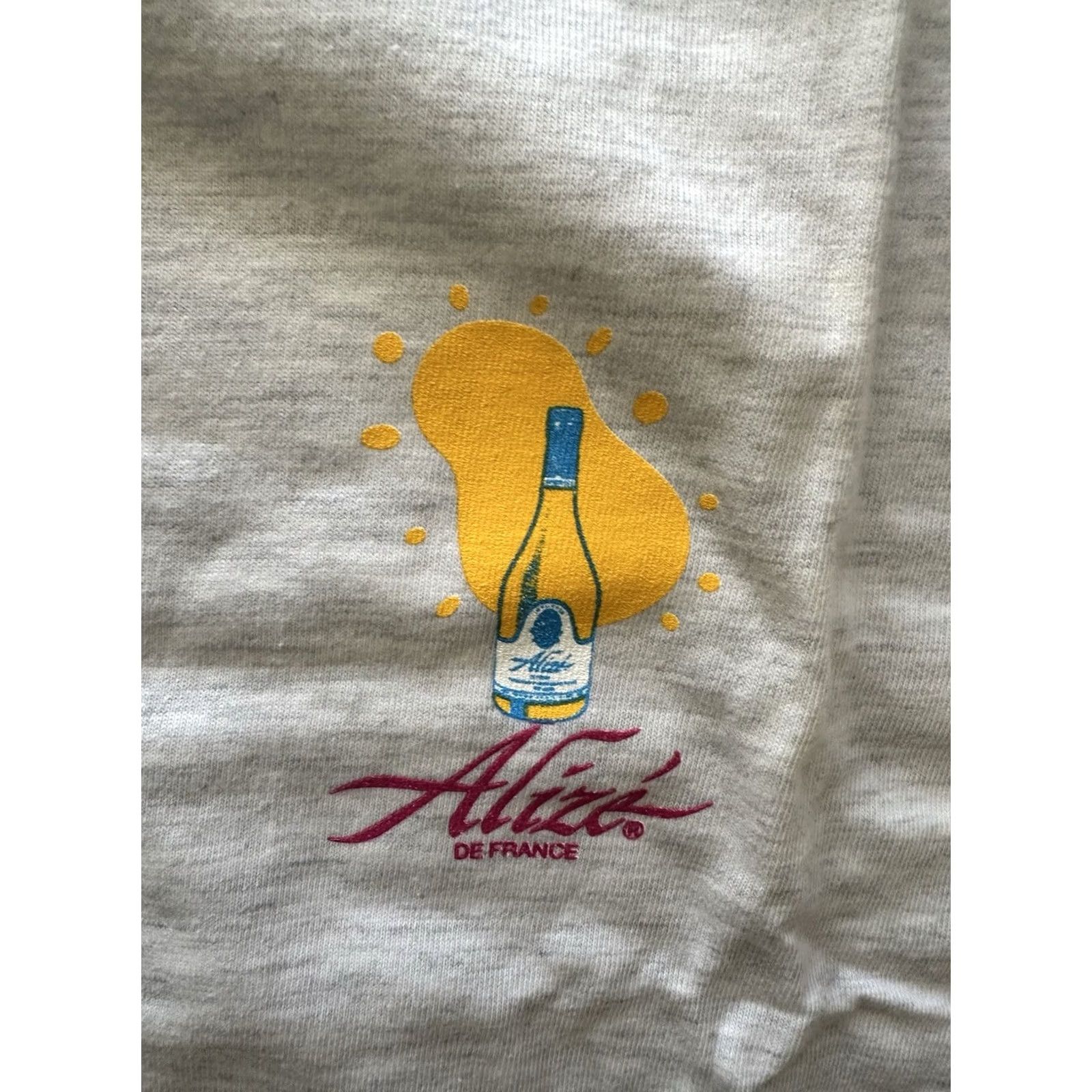 Vintage VINTAGE Alizé Shirt Mens XL Gray Cognac Promo Advertising VTG 90s Vodka Streetwear NEW Size US XL / EU 56 / 4 - 3 Thumbnail