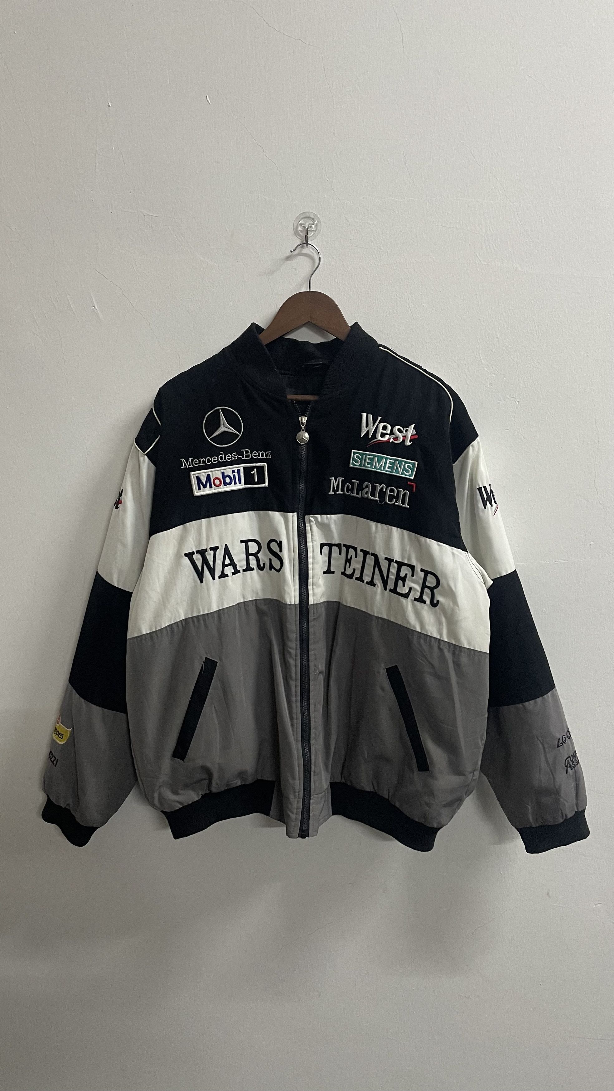 Formula 1 Vintage Mercedes Benz McLaren F1 Racing Promo Jacket 90s Size US XL / EU 56 / 4 - 1 Thumbnail