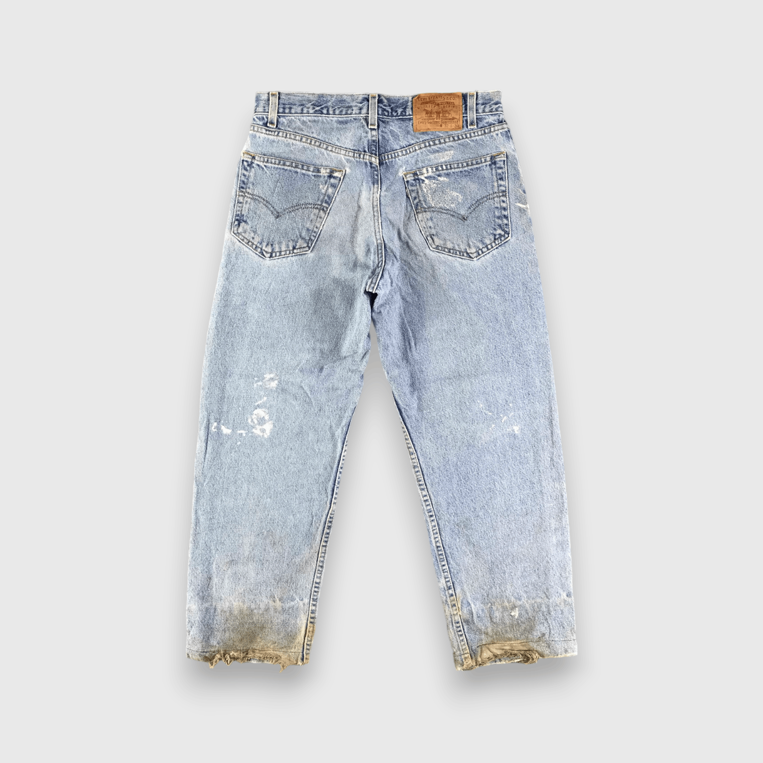 Levi's 90s Vintage Blue Wash Levis Jeans-J3112 Size US 33 - 2 Thumbnail