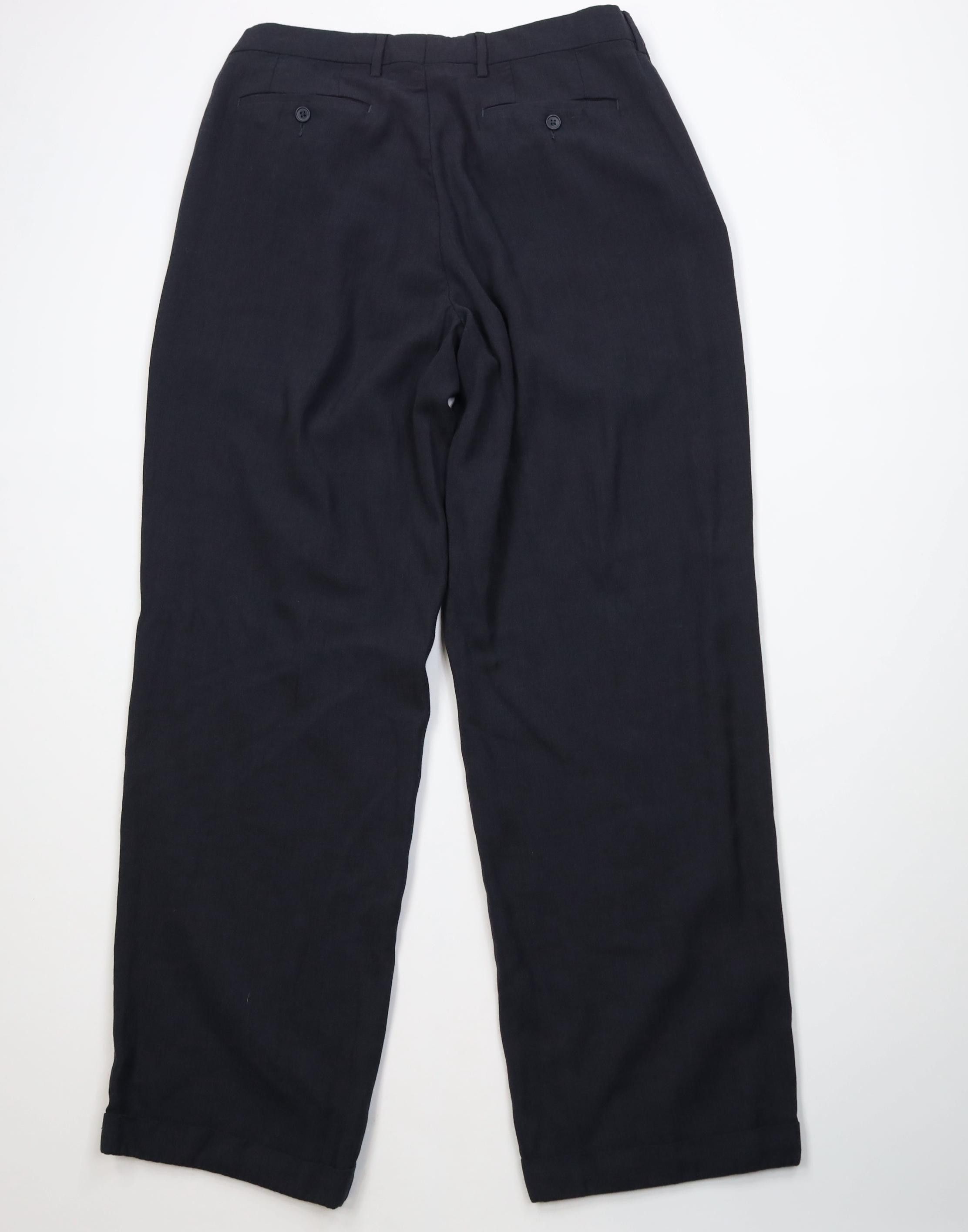 Vintage Vintage 90s Streetwear Gabardine Knit Wide Leg Chino Pants Size US 38 / EU 54 - 8 Thumbnail