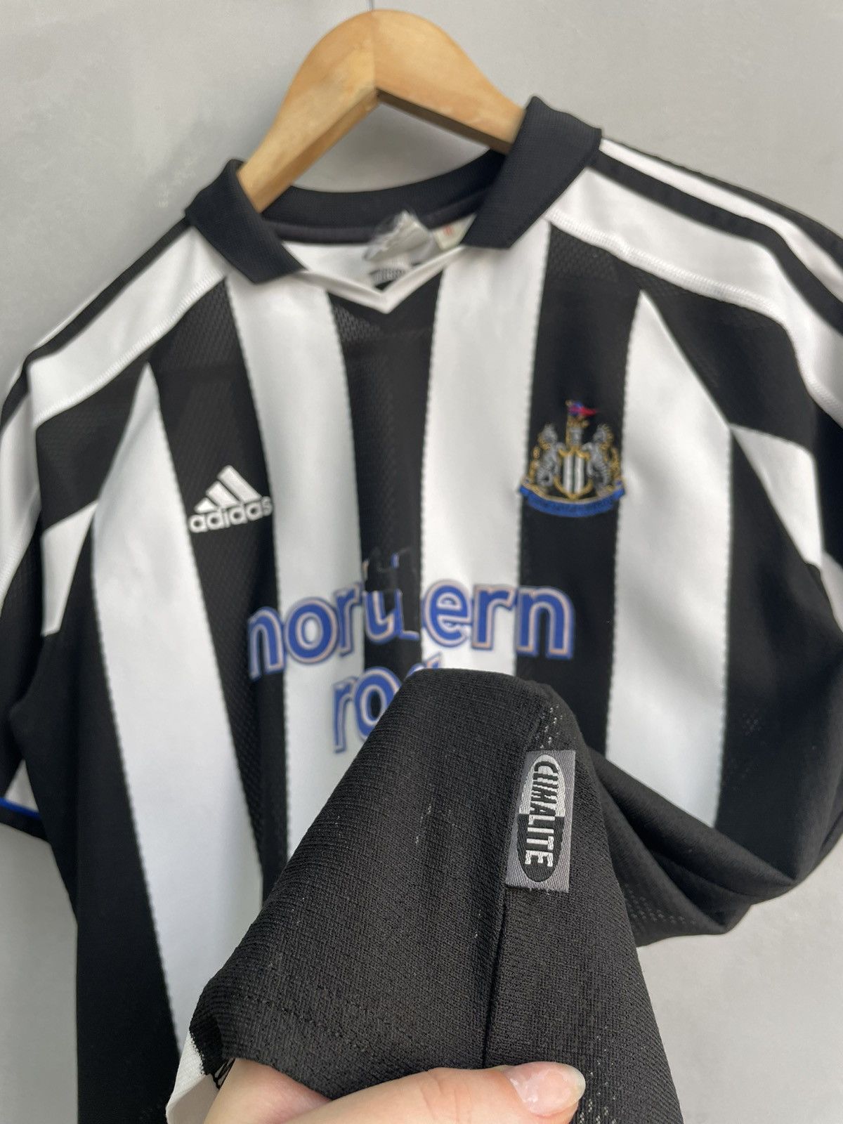 Adidas Rare soccer jersey New castle adidas y2k blokecore 2002 Size US S / EU 44-46 / 1 - 9 Thumbnail