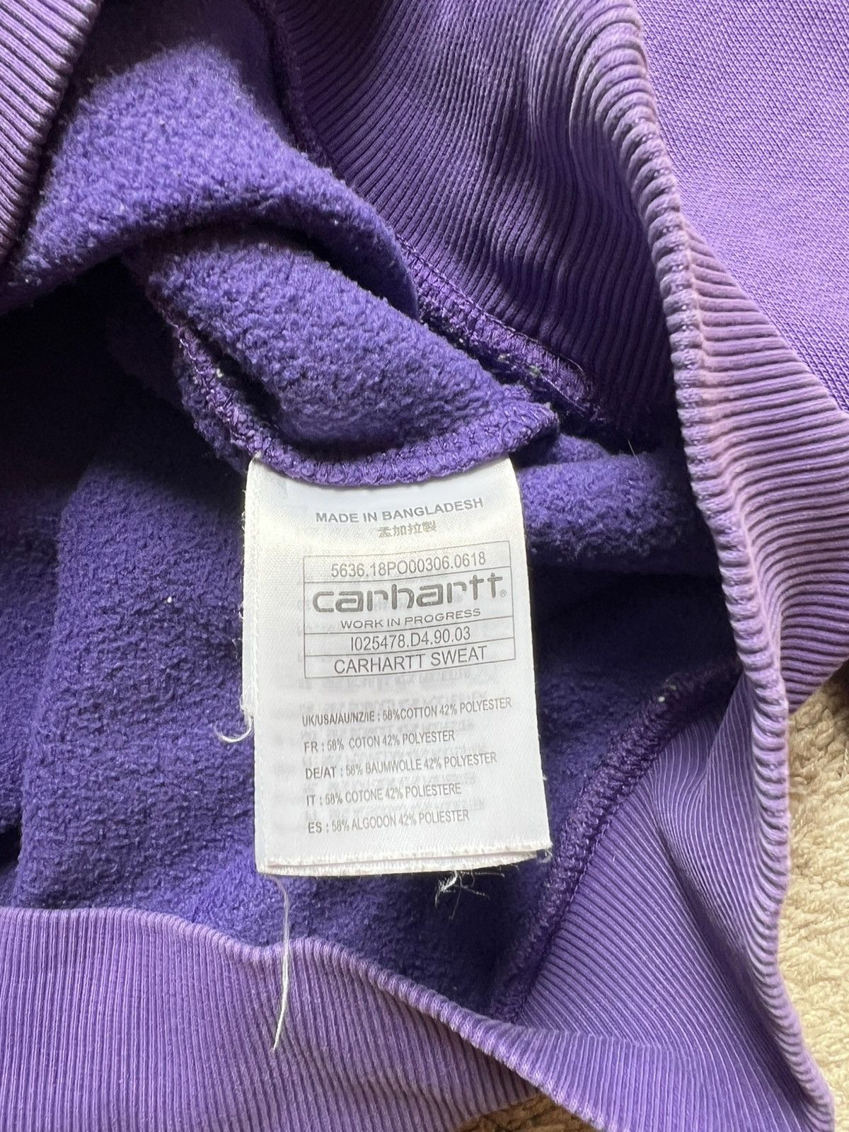 Carhartt × Vintage Carhartt sweatshirt big logo Medium size Vintage Size US M / EU 48-50 / 2 - 4 Thumbnail