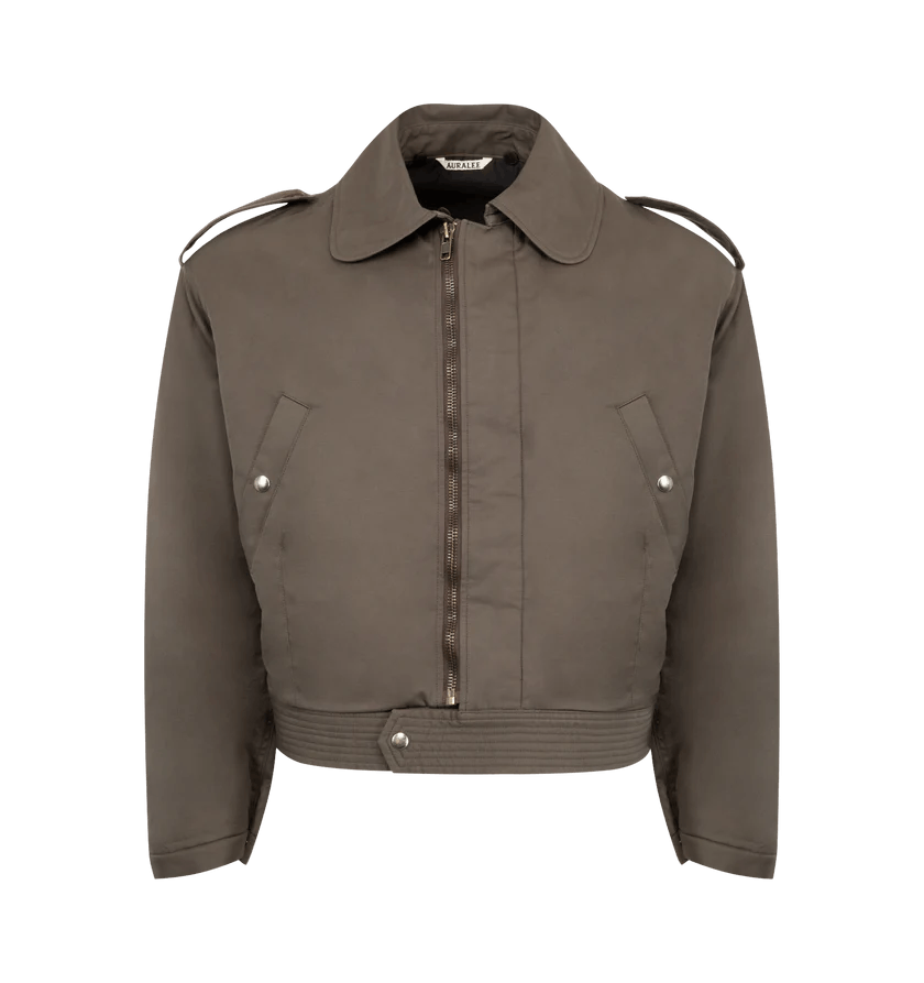 Auralee o1h1sh11225 Washed Finx Flight Blouson in Green Size US S / EU 44-46 / 1 - 3 Thumbnail