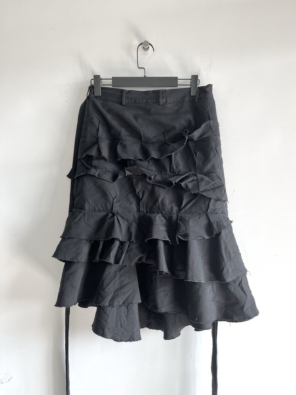 Comme des Garcons Homme Plus COMME des GARCONS HOMME PLUS Deconstructed Wrap Skirt Apron Size 42" / US 20 - 2 Thumbnail