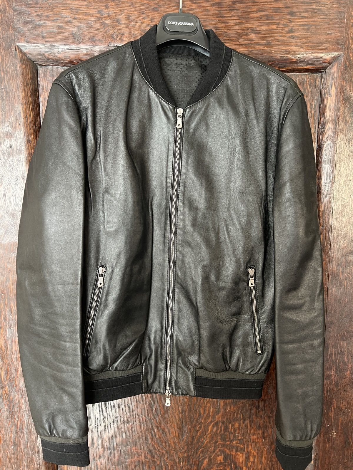 Dolce & Gabbana Soft Leather jacket by Dolce & Gabbana Size US M / EU 48-50 / 2 - 1 Thumbnail