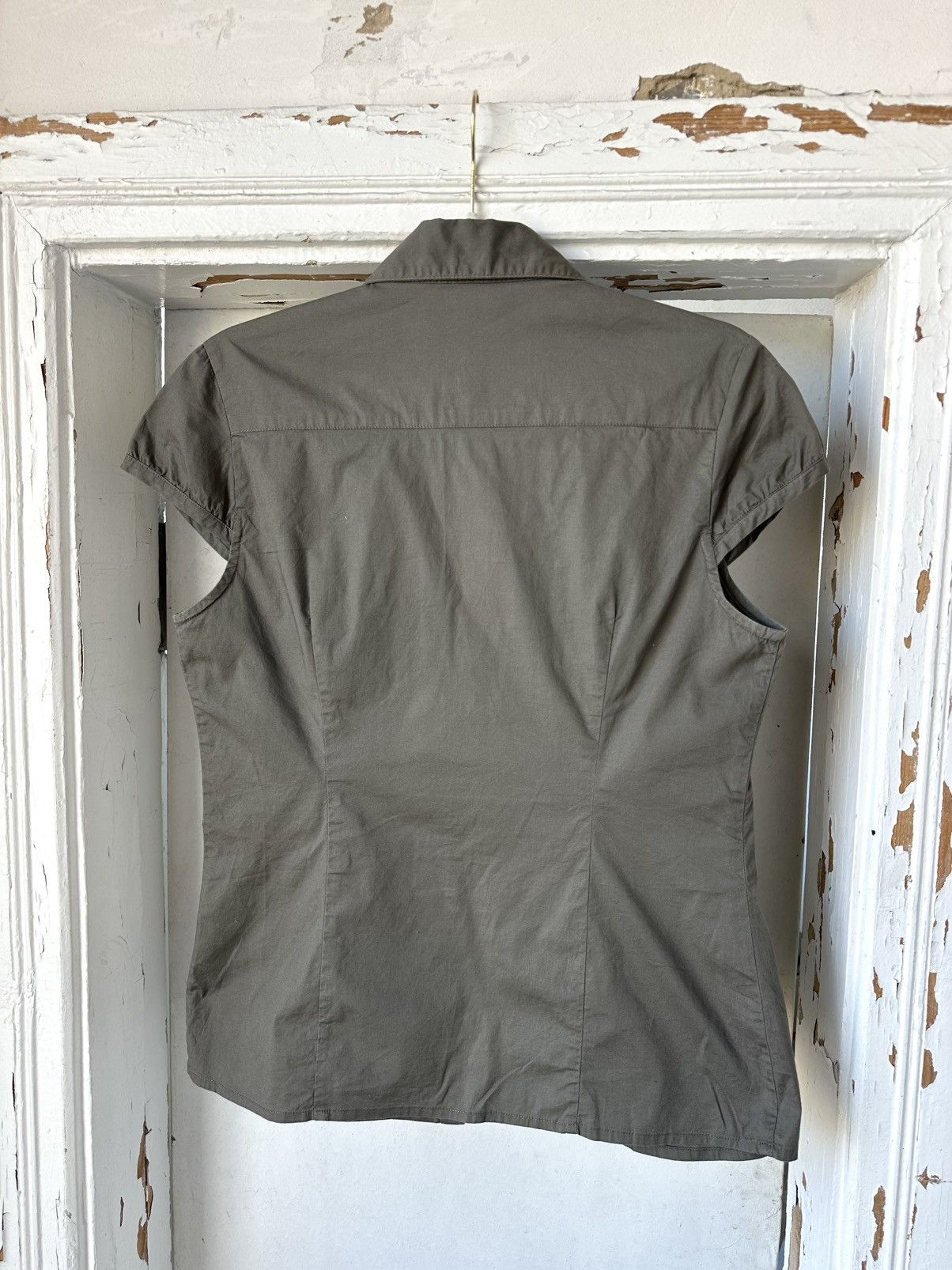 Japanese Brand × Vintage Vintage Khaki Shirt Size M / US 6-8 / IT 42-44 - 5 Thumbnail