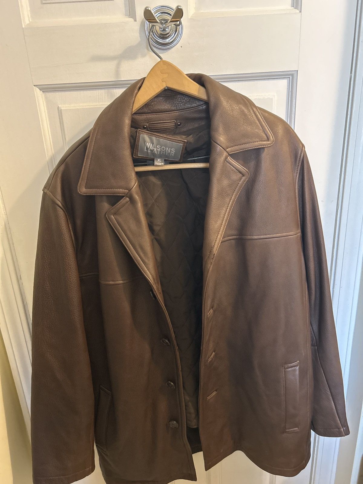 Wilsons Leather Wilson brown leather jacket Size US XL / EU 56 / 4 - 5 Thumbnail