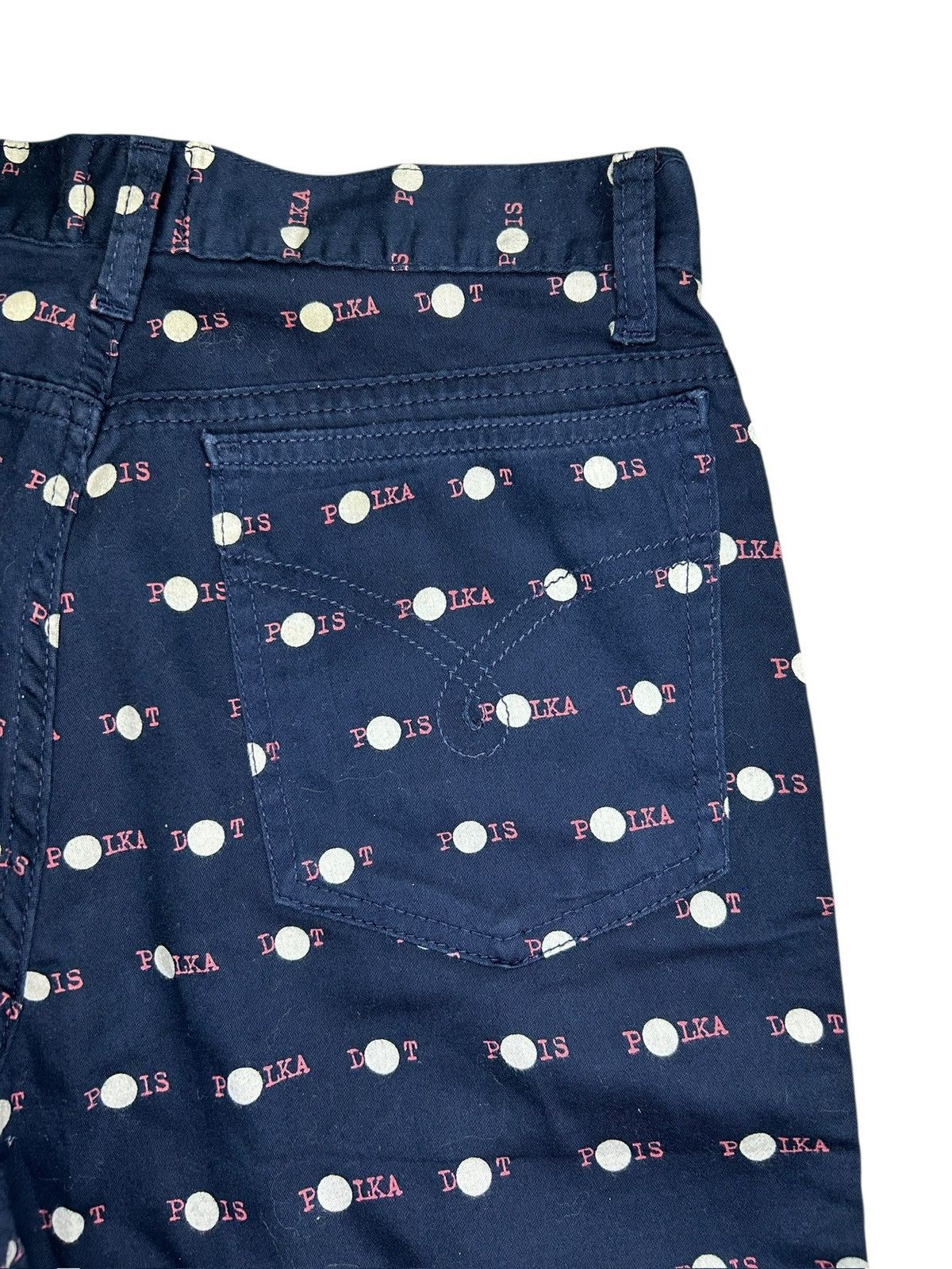 Moschino 90s Polka Dot Trousers Size 27" / US 4 / IT 40 - 7 Thumbnail