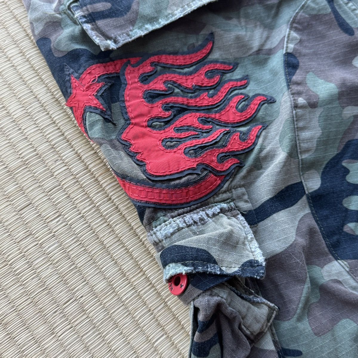 HELLSTAR Hellstar Cargo Pants in Camo Green Size US 32 / EU 48 - 4 Thumbnail