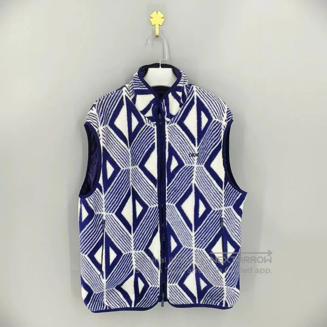 Dior Dior Geometric Print Reversible Zip Vest. Size US M / EU 48-50 / 2 - 1 Thumbnail