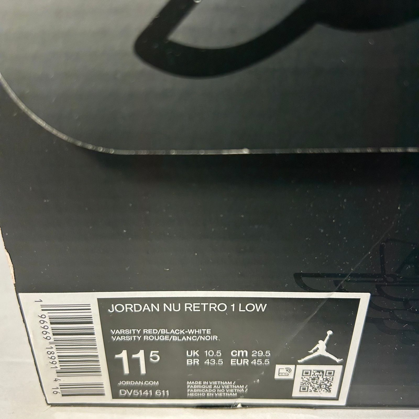 Jordan Brand Nike Air Jordan Nu Retro 1 Low Chicago Red Men's Size 11.5 Size US 11.5 / EU 44-45 - 10 Thumbnail