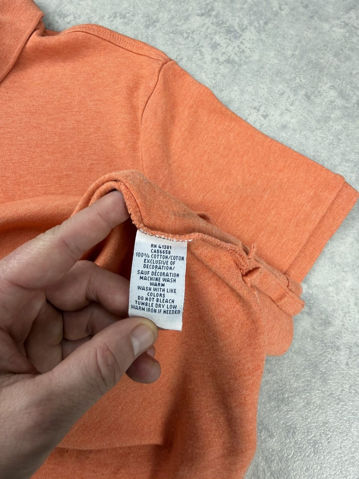 Polo Ralph Lauren Polo Ralph Lauren Orange Polo Shirt Short Sleeve Size S Size US S / EU 44-46 / 1 - 5 Thumbnail