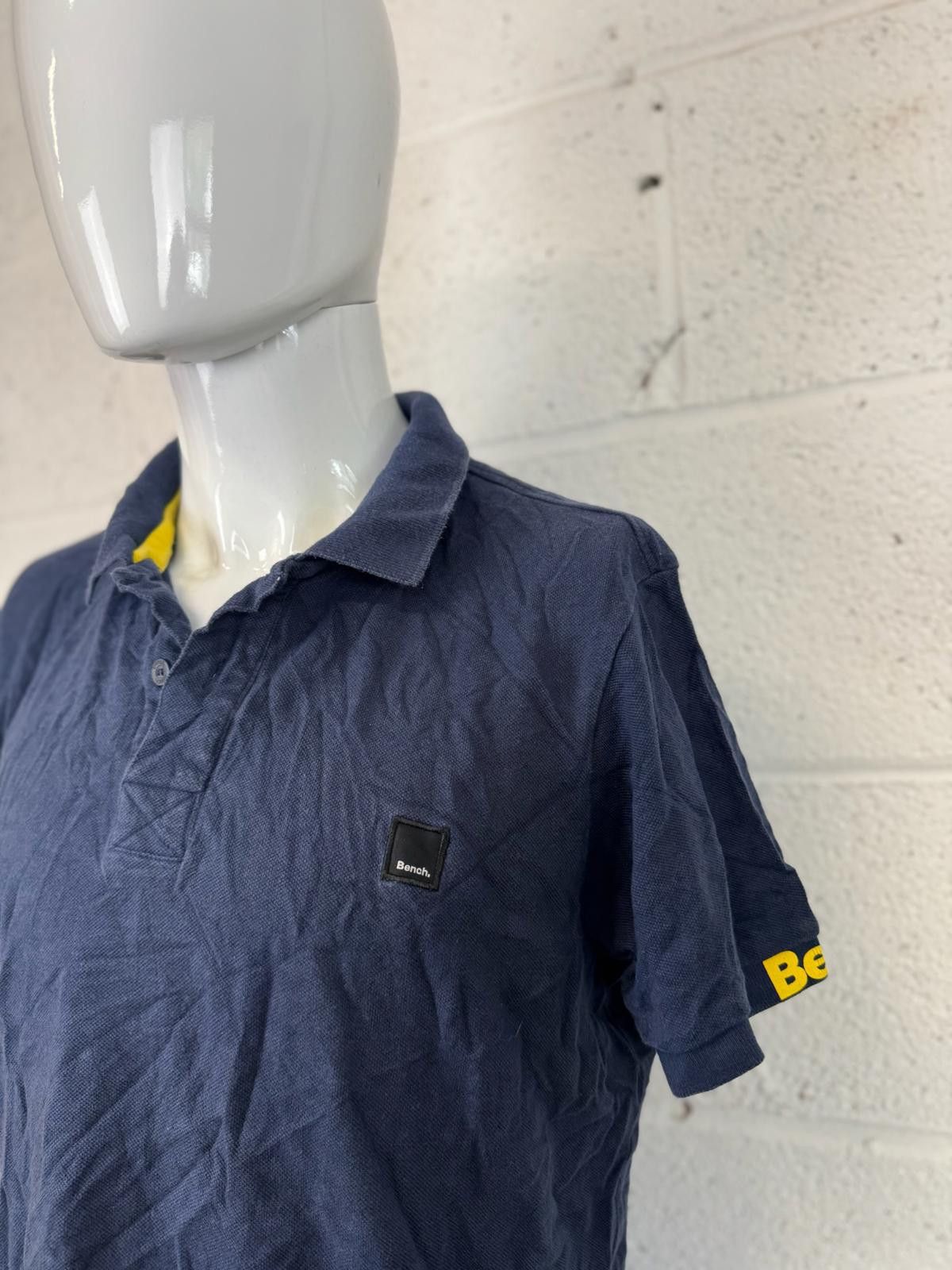 Bench Bench Navy Blue Polo Shirt Men's Size XL Size US XL / EU 56 / 4 - 3 Thumbnail