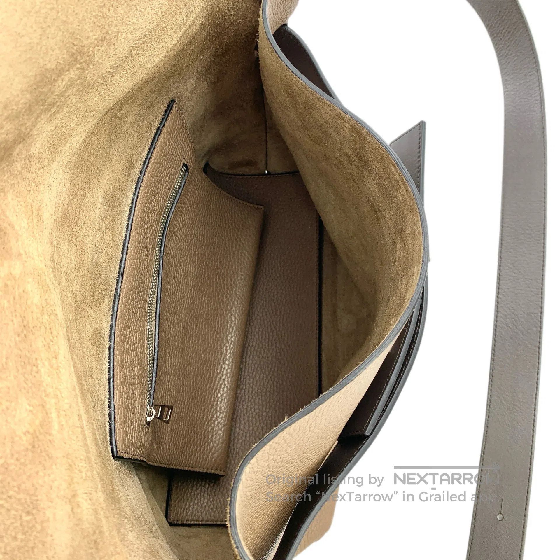 Loewe Loewe Brown logo embossed postman bag crossbody bag| Size ONE SIZE - 6 Thumbnail