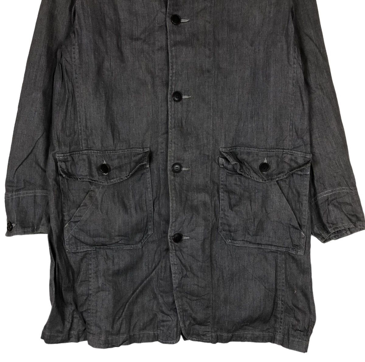 Japanese Brand GRAND GLOBAL DESIGN JAPANESE DESIGNER LONG JACKET Size US M / EU 48-50 / 2 - 3 Thumbnail