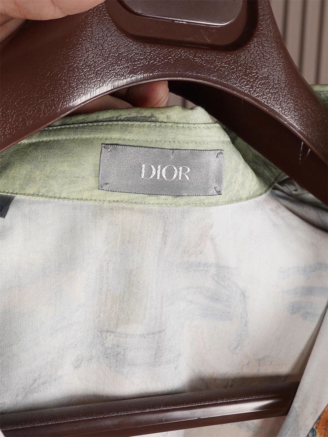 Dior Dior x Artist Oil-Painted SilkCotton Shirt 39-43 Size Up Size US XXS / EU 40 - 6 Thumbnail