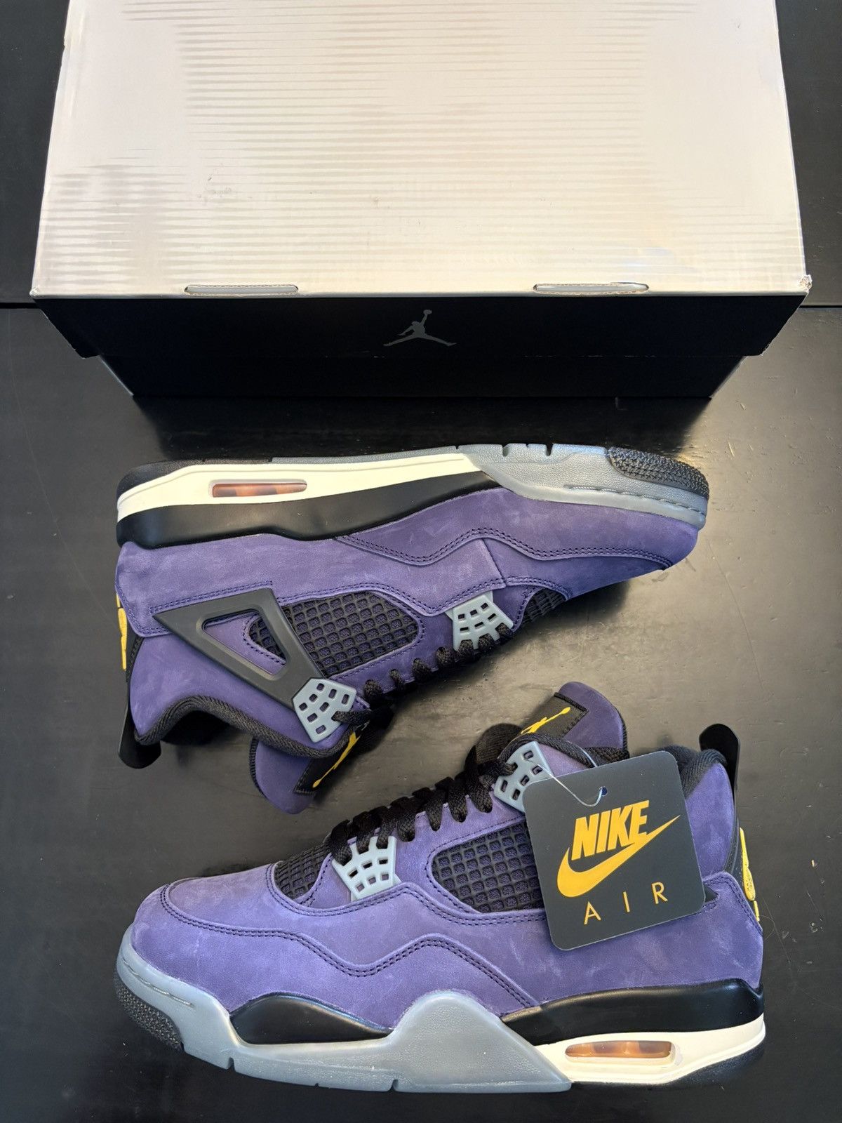 Jordan Brand Air Jordan 4 Retro “Lakers” Nike Size US 9 / EU 42 - 1 Thumbnail