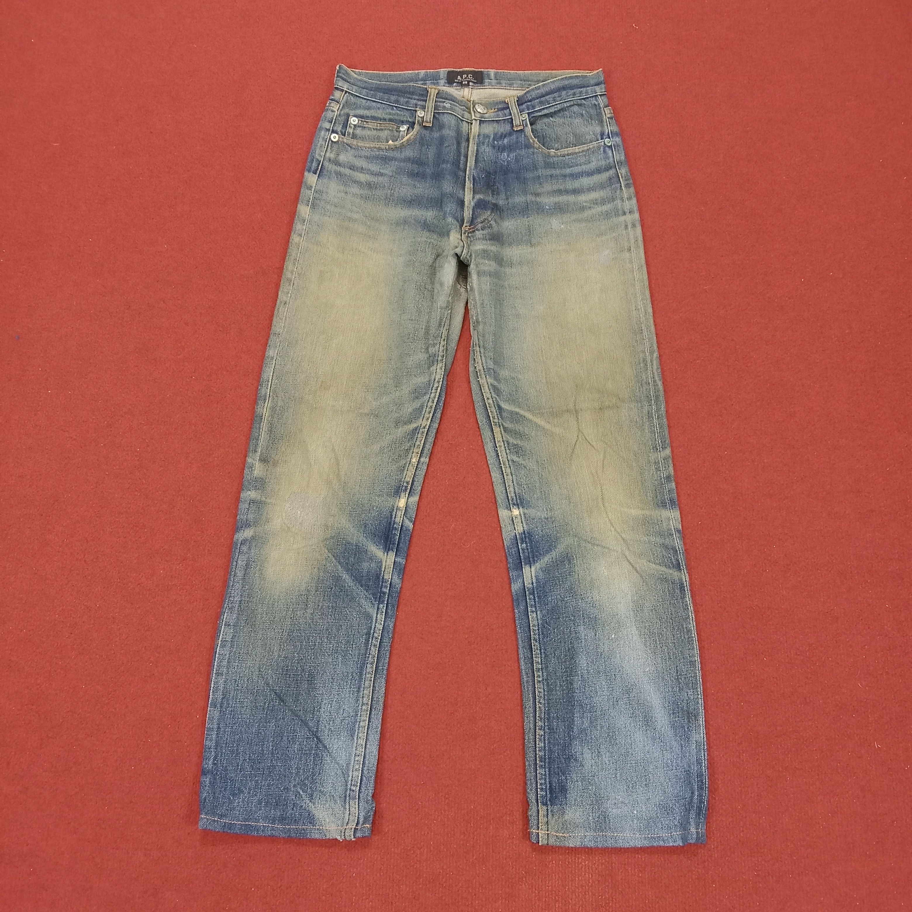 A.P.C. Streetwear Style Distressed Jeans