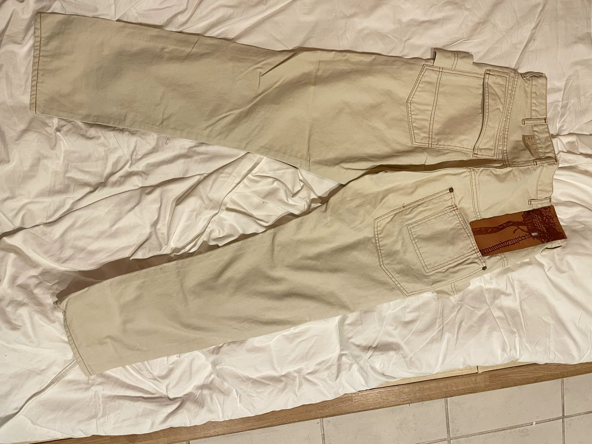 Kapital New Kapital Beige Denim Pants Size US 28 / EU 44 - 1 Thumbnail