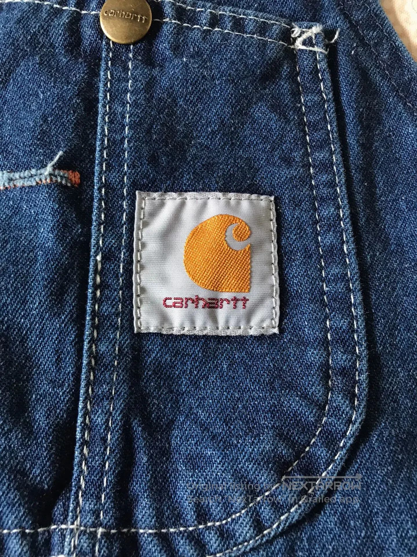 Carhartt Carhartt R07 Washed Denim Overalls W38L32. Size US 38 / EU 54 - 5 Thumbnail