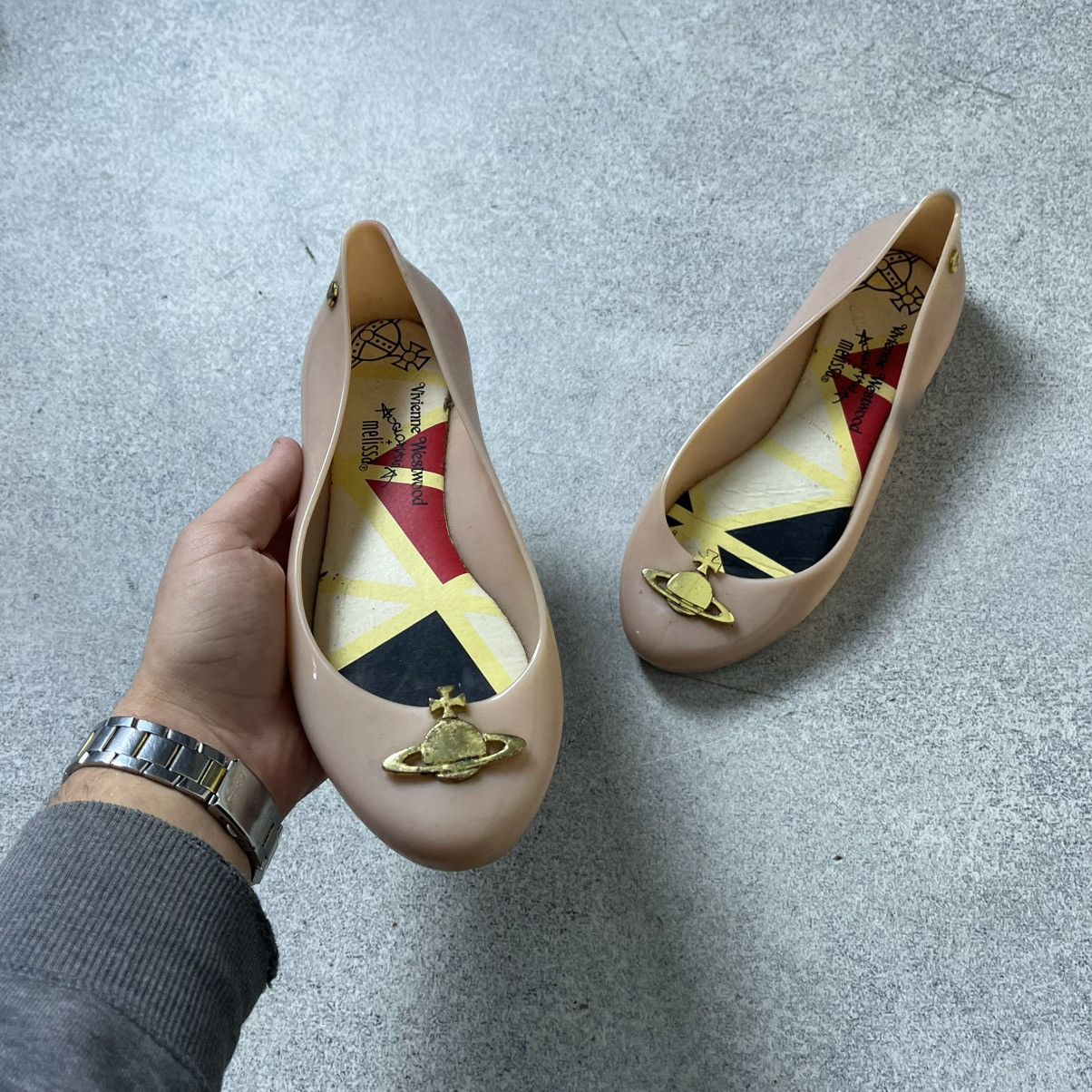 Vivienne Westwood Vivienne Westwood Mellisa Anglomania Balet Orb Flats Size US 9 / IT 39 - 2 Thumbnail