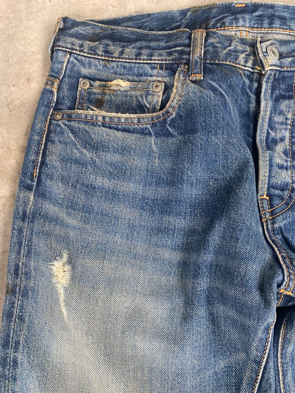 Japanese Brand 💥BEST OFFER💥VINTAGE SHIPS JET BLUE REDLINE SELVEGDE DENIM Size US 32 / EU 48 - 7 Thumbnail