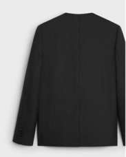 Celine o1w1db10526 2V90V4 Ringo Jacket in Black Size US XL / EU 56 / 4 - 2 Thumbnail