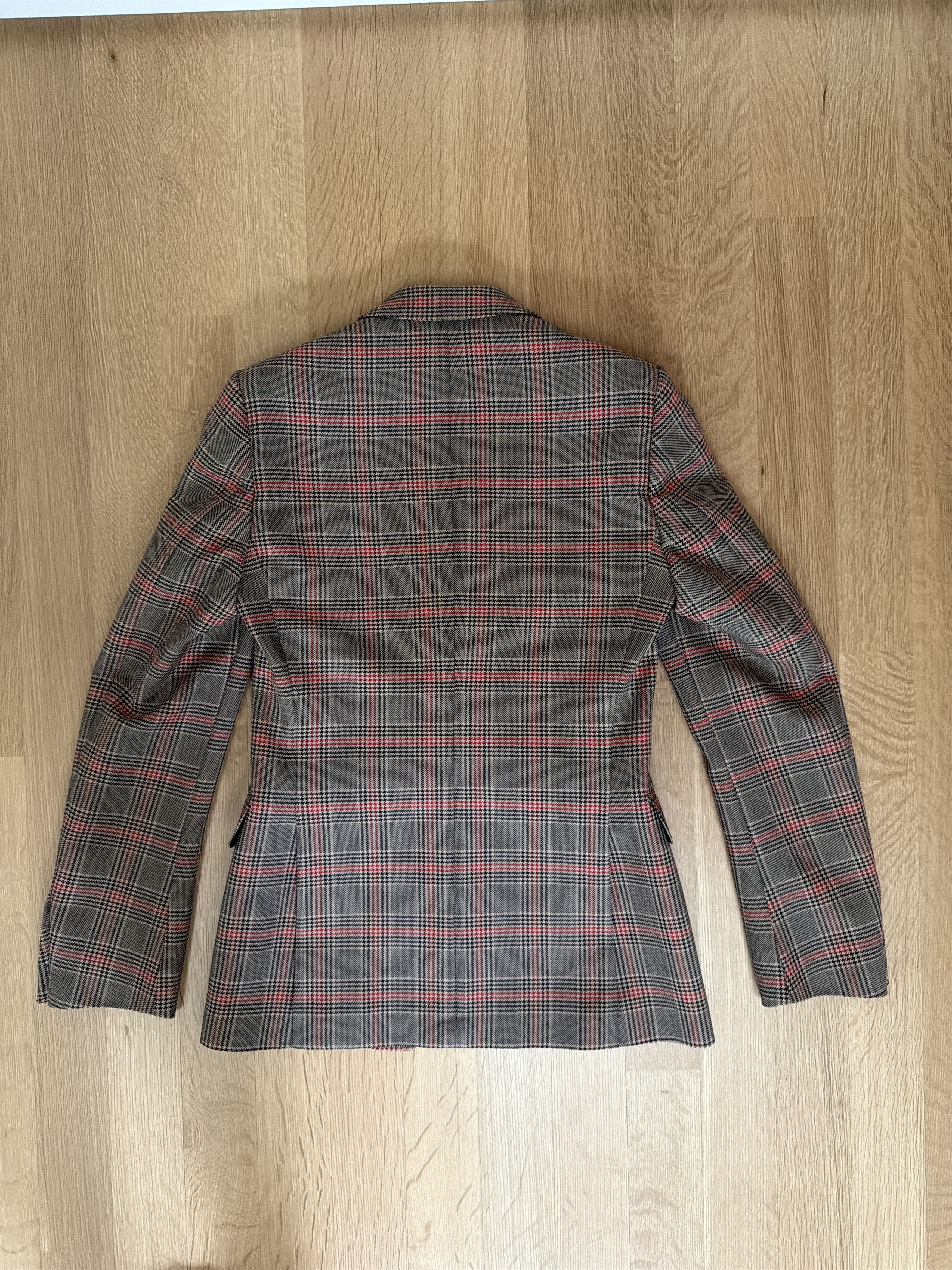 Dries Van Noten Prince of Wales Checked Wool Blazer Size 36R - 3 Thumbnail