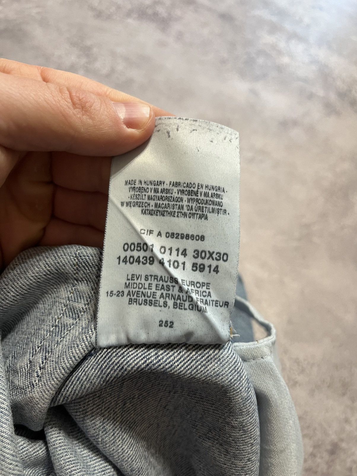 Levi's Vintage Levi’s 501 denim jeans Size US 30 / EU 46 - 7 Thumbnail
