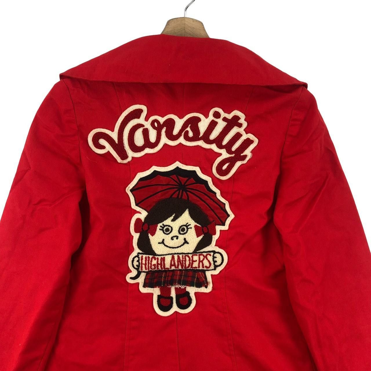 Other Vintage VARSITY HIGHLANDERS CARTOON Anime Parka Jacket Size S / US 4 / IT 40 - 5 Thumbnail
