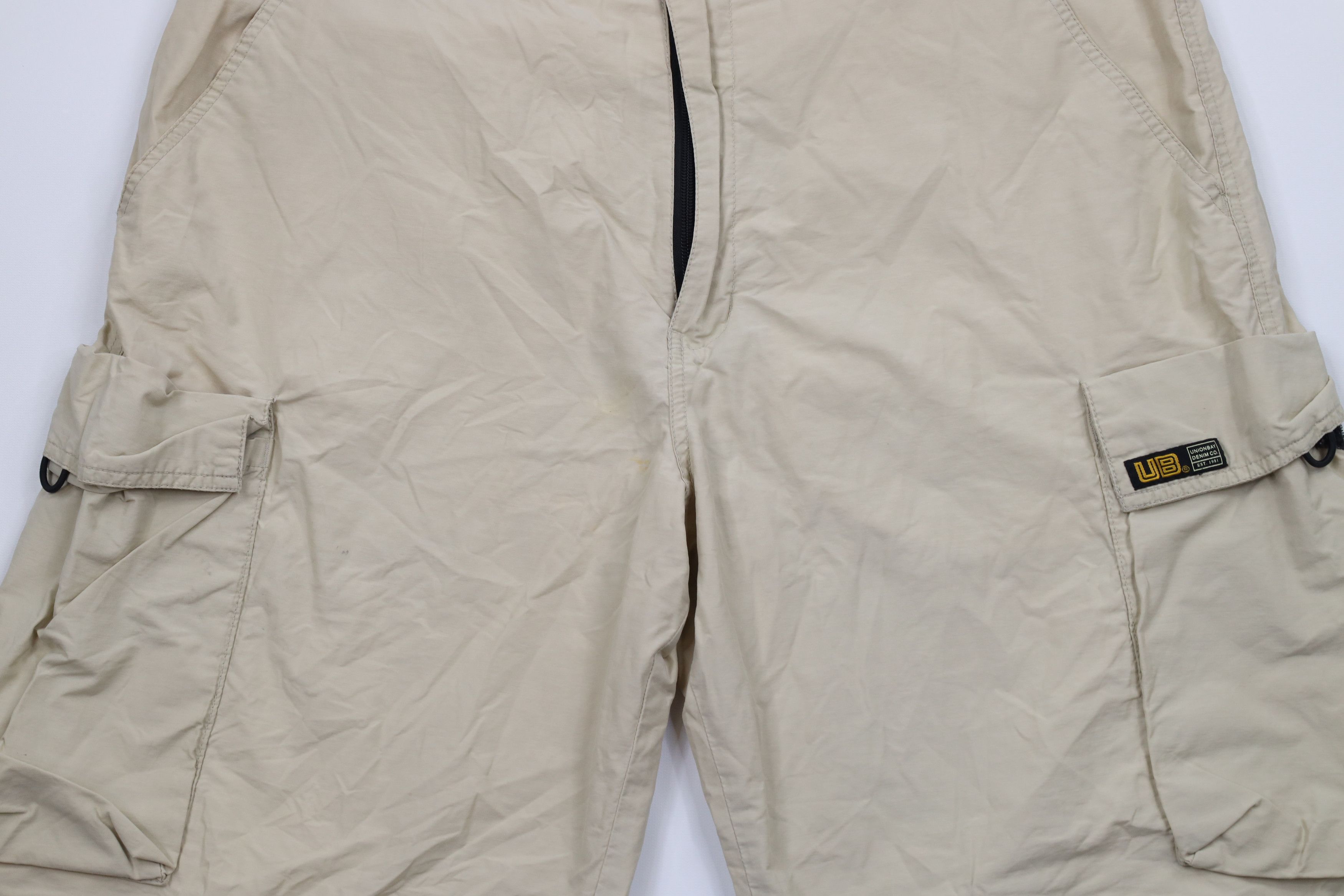 UNIONBAY × Vintage Vintage 90s Unionbay Military Surplus Baggy Cargo Shorts Size US 38 / EU 54 - 3 Thumbnail