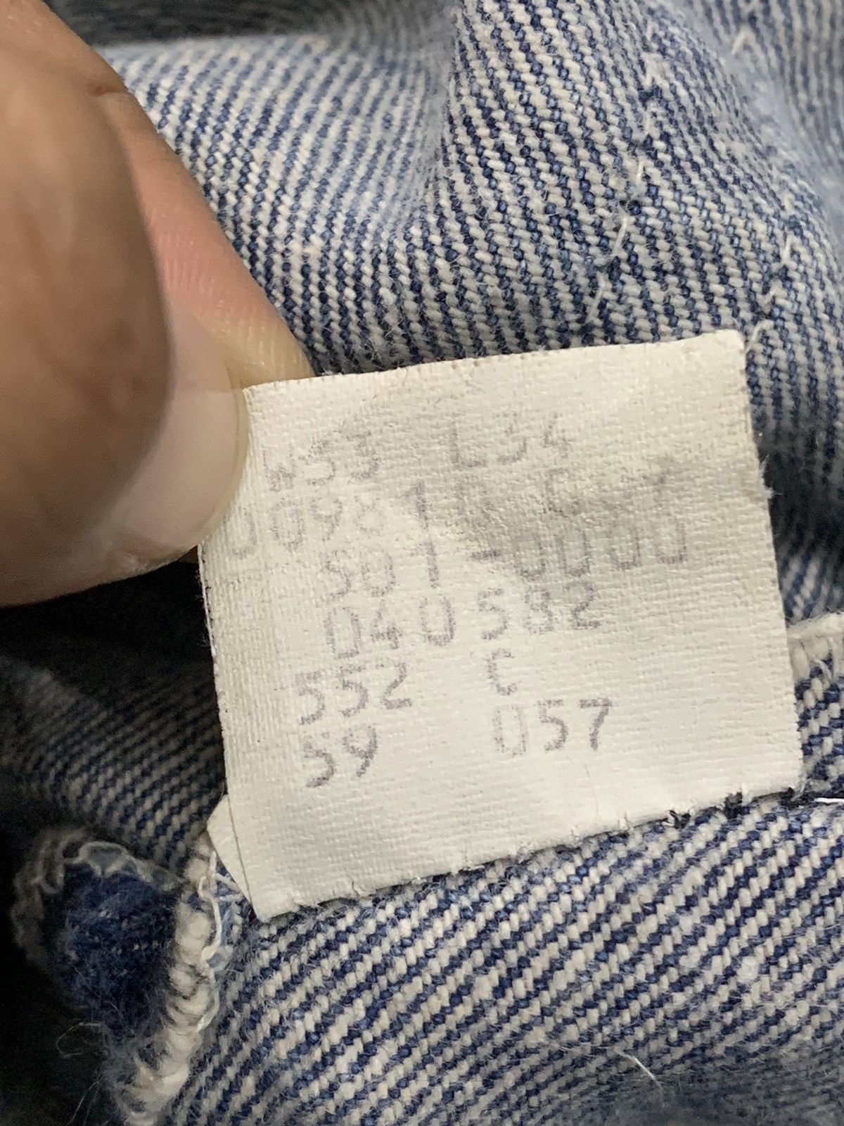 Levi's Levis 501 Vintage Muddy Patch Distressed Denim Size US 30 / EU 46 - 23 Thumbnail