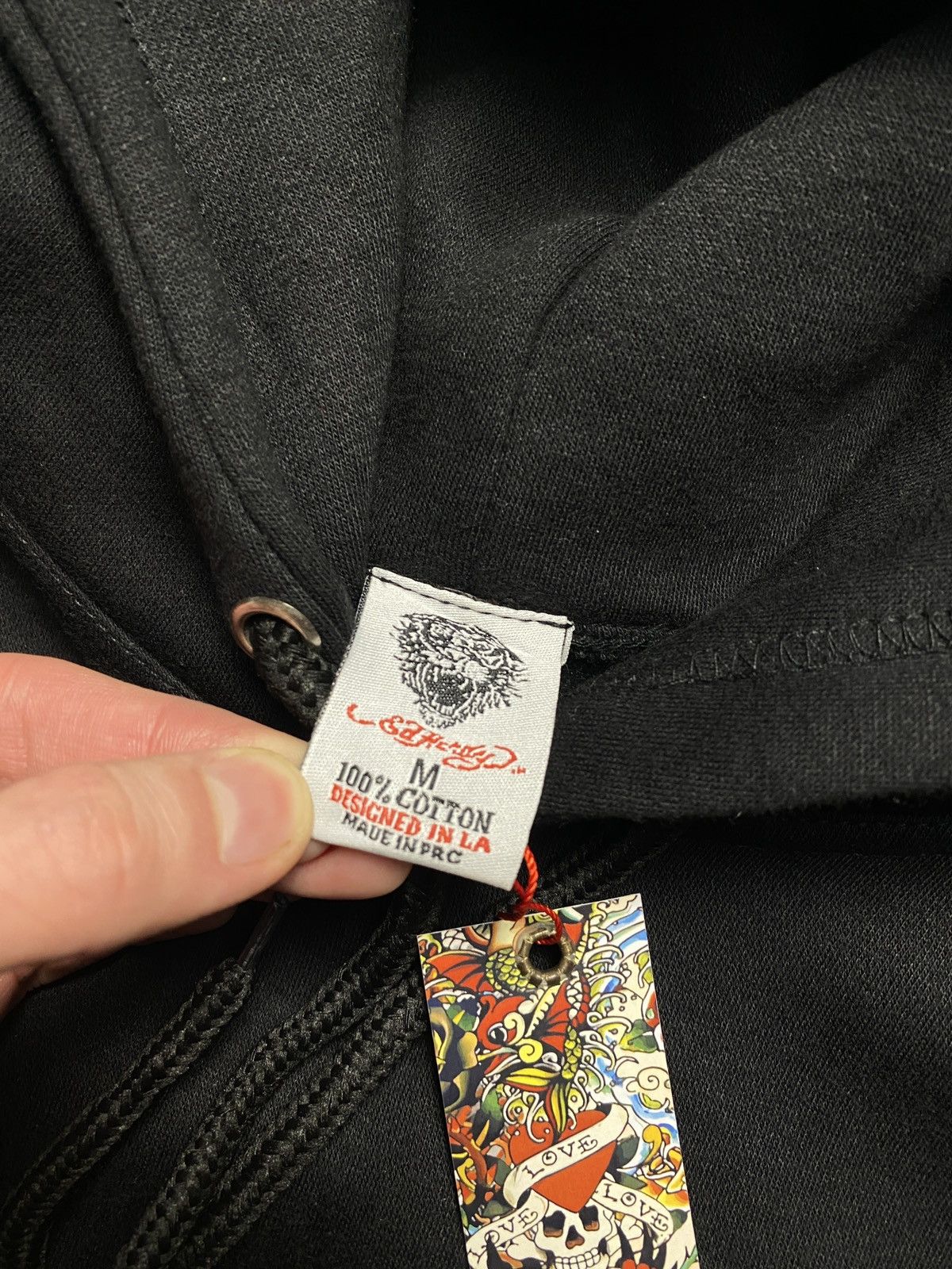 Ed Hardy Vintage Ed Hardy hoodie logo rare custom size M,L Size US M / EU 48-50 / 2 - 5 Thumbnail