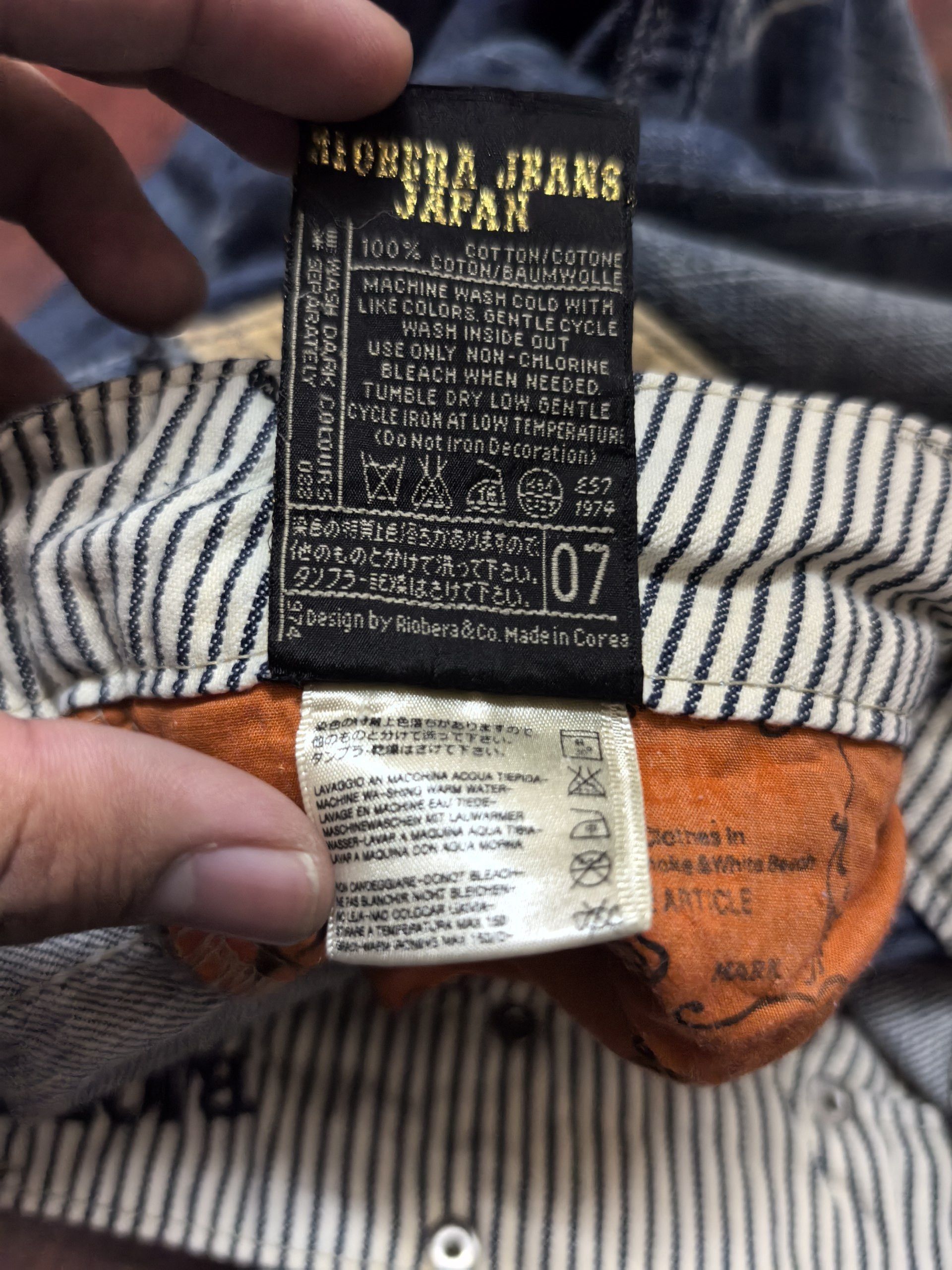 If Six Was Nine Vintage Riobera Jeans Red Peppers Style Denim Pants Size 30" / US 8 / IT 44 - 8 Thumbnail