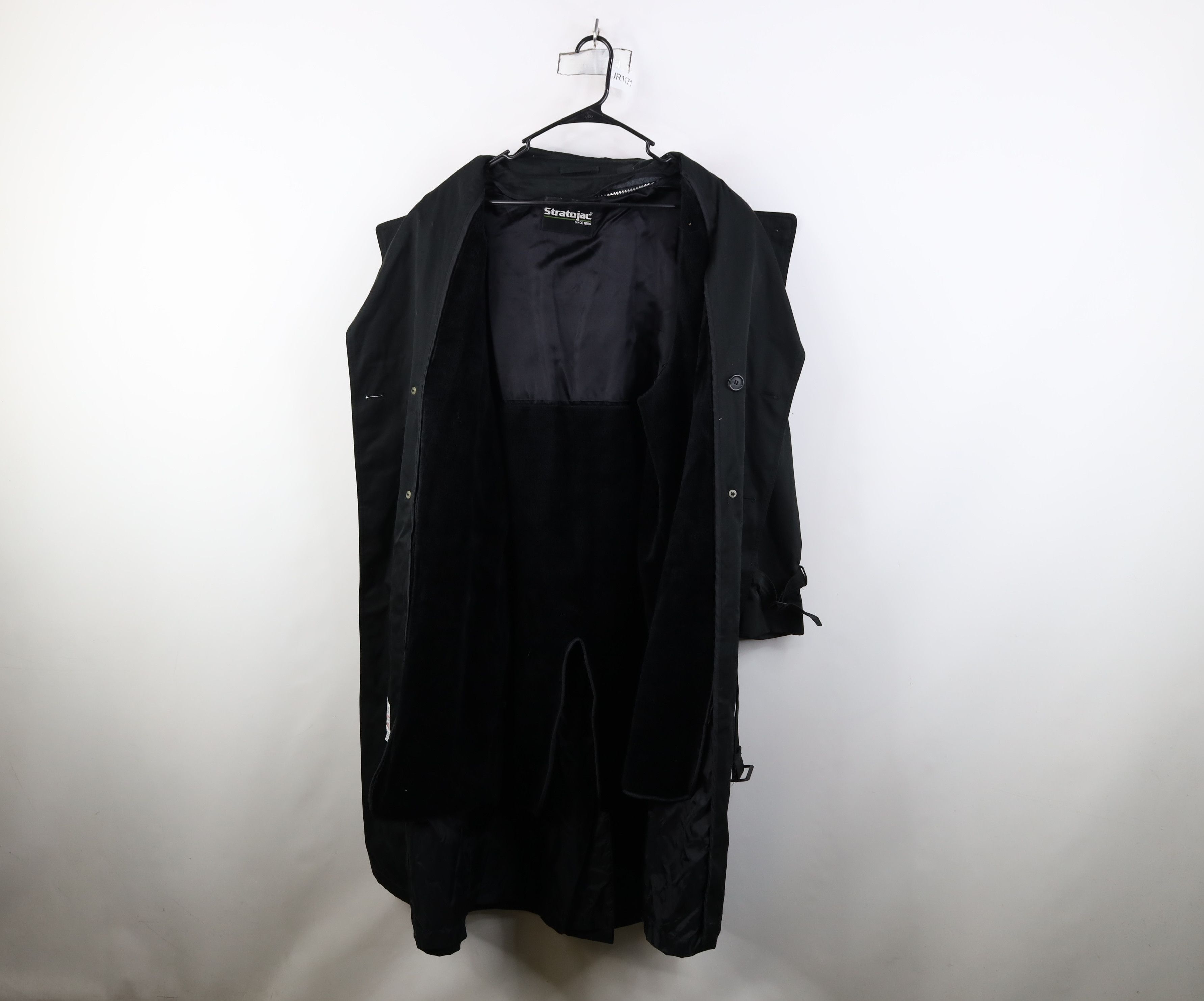 Vintage Vintage 70s Streetwear Trench Coat Rain Jacket Black USA Size US XXL / EU 58 / 5 - 9 Thumbnail