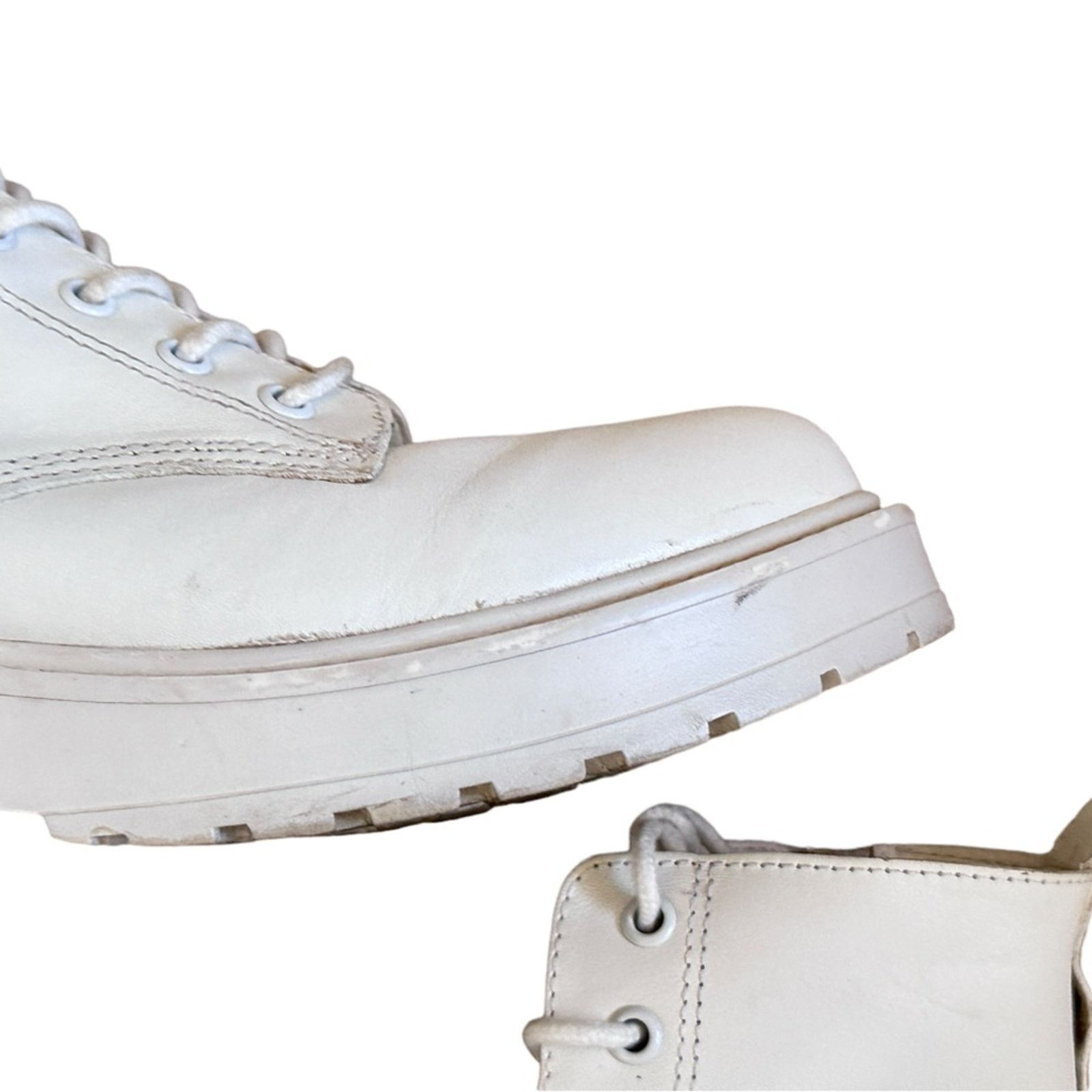 Steve Madden Steve Madden Tornado Combat Boot in White Size US 9 / IT 39 - 7 Thumbnail