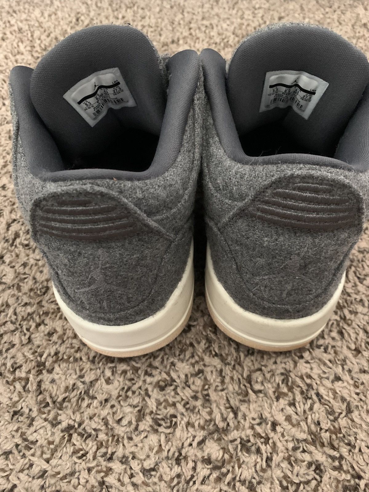 Jordan Brand Air Jordan 3 Retro Wool Size US 9.5 / EU 42-43 - 4 Thumbnail