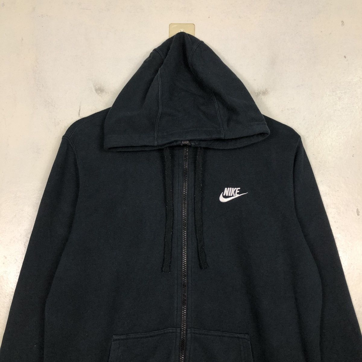 Nike 📌Rich Black Zipper Hoodie Jacket Nike Small Pony Size US M / EU 48-50 / 2 - 5 Thumbnail