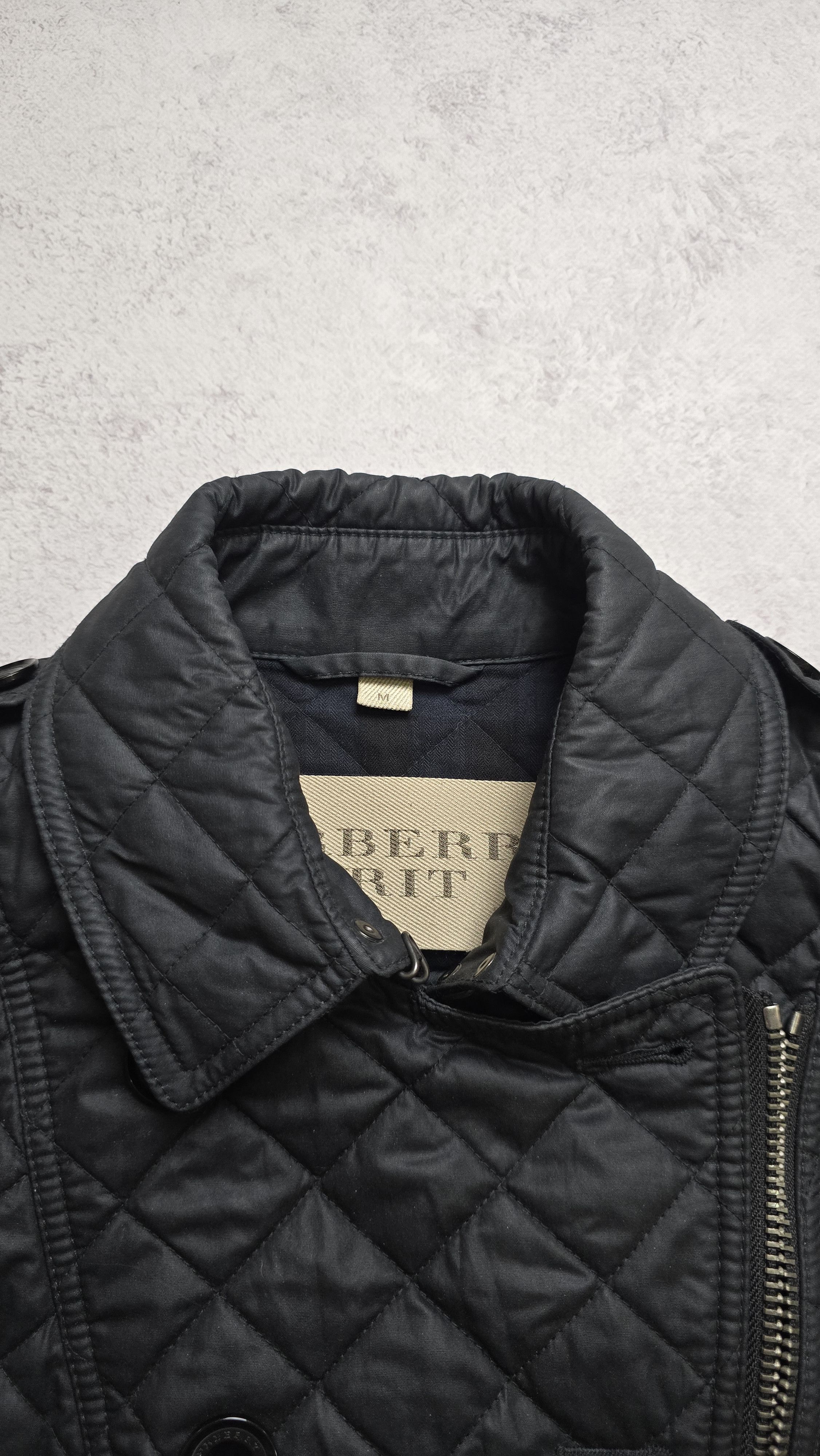 Burberry BURBERRY BRIT Quilted Lamb Leather Sleeve Jacket Size M / US 6-8 / IT 42-44 - 13 Thumbnail