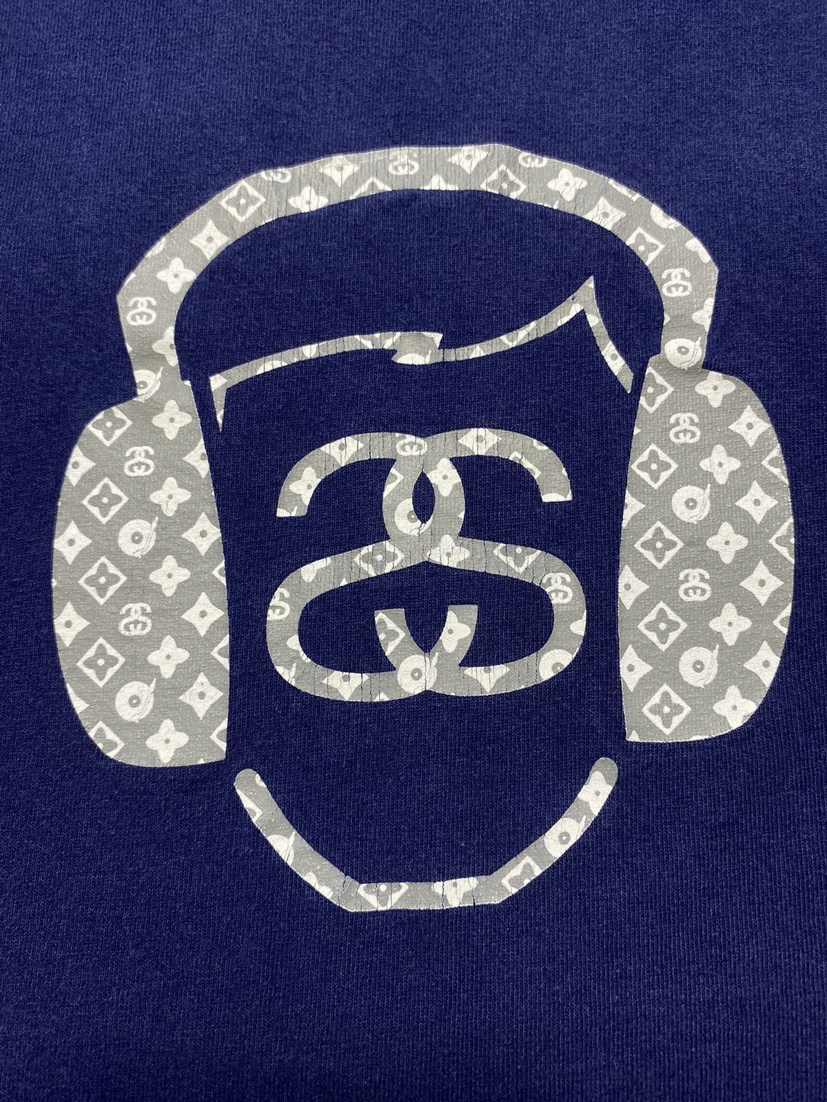 Stussy Stussy louis vuitton LV navy tee vintage y2k 90s streetwear Size US M / EU 48-50 / 2 - 2 Thumbnail