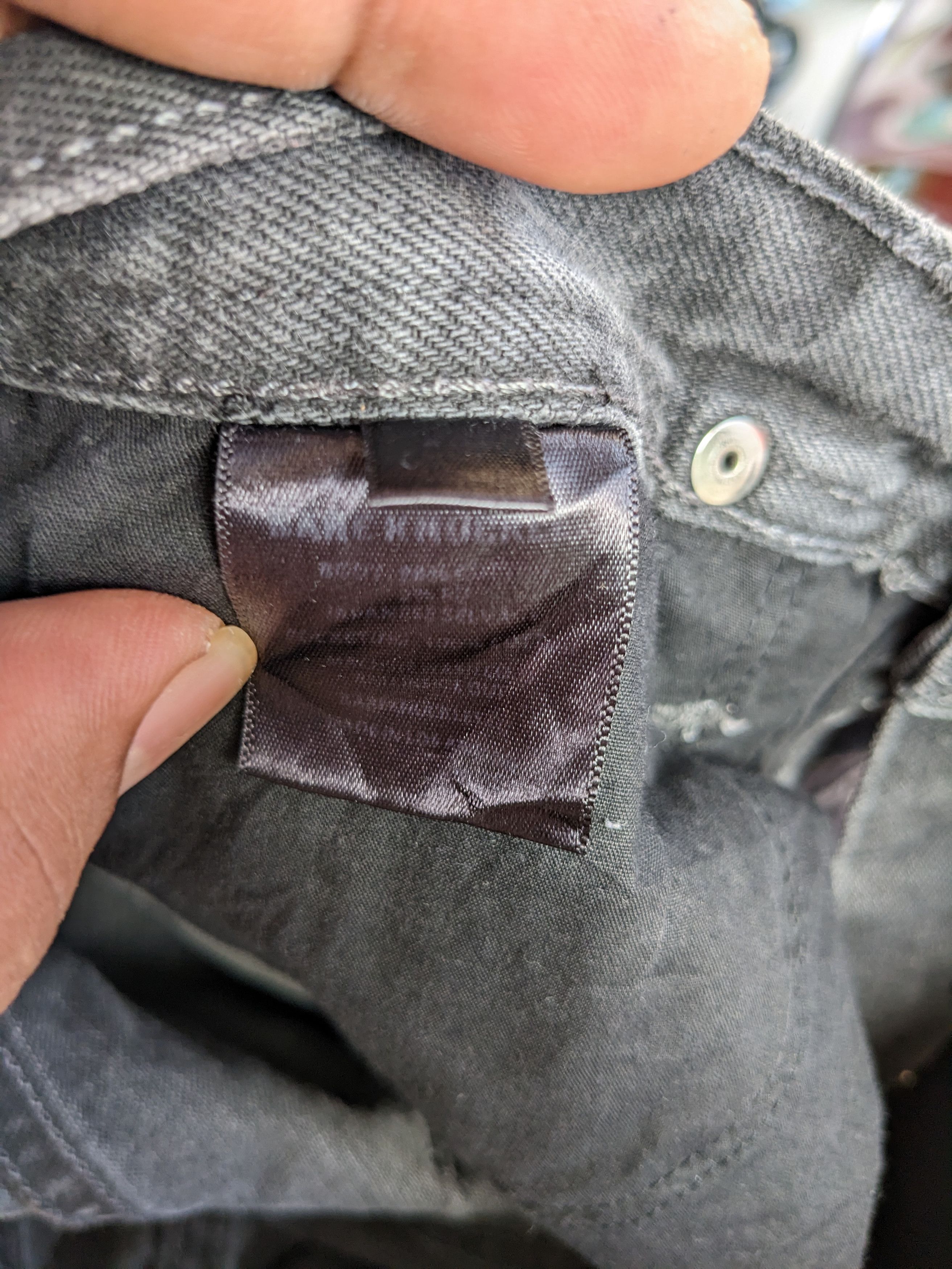 image of Bare Knuckles Collection 1 Japanese Selvedge Skinny Denim in Black Stonewash, Men's (Size 30)