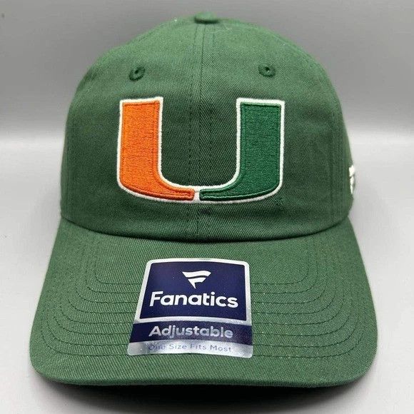 Other Miami Hurricanes Hat Embroidered Fanatics Strap Back Cotton Size ONE SIZE - 1 Thumbnail