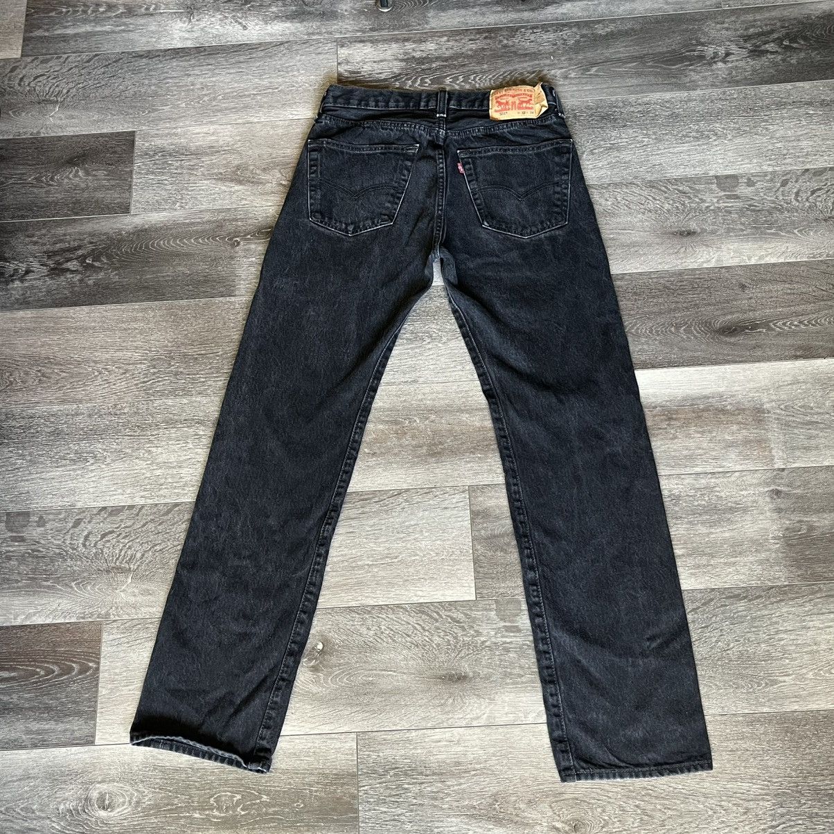 Vintage 2000s Levi’s 501 Buttonfly Black Denim Jeans 32x34