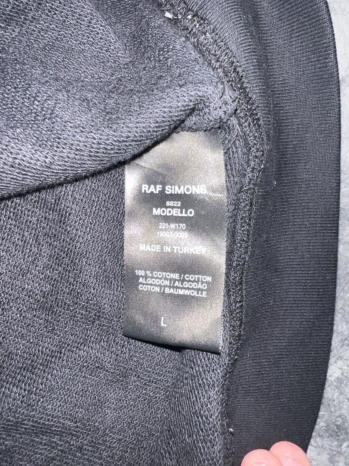 Raf Simons 2022 Raf Simons Grimcrawler Hoodie w detachable sleeves Size US S / EU 44-46 / 1 - 6 Thumbnail