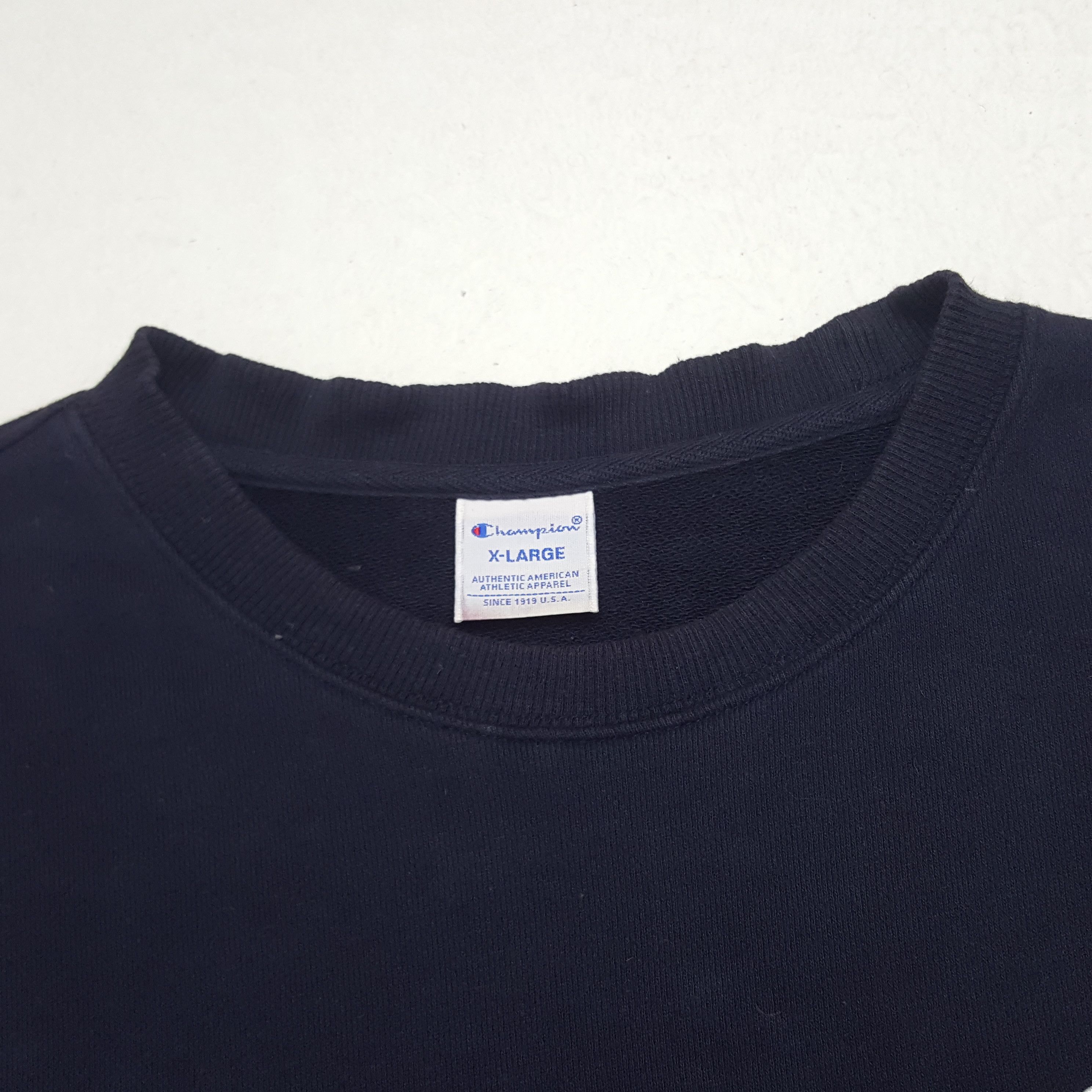 Champion × Vintage Vintage Champion Logo Patch Sweatshirt Size US L / EU 52-54 / 3 - 4 Thumbnail