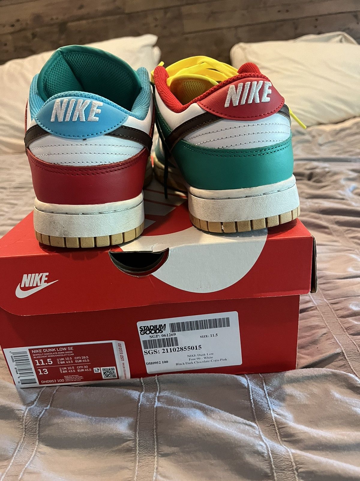Nike Nike “Free 99” dunk lows Size US 11.5 / EU 44-45 - 5 Thumbnail